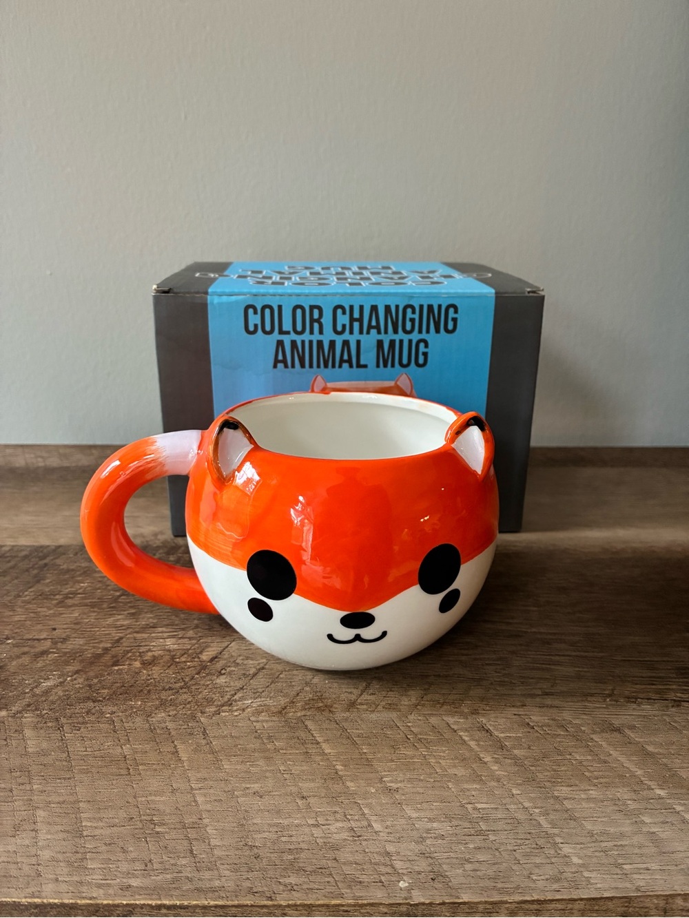 Color Changing Fox Mug NWT